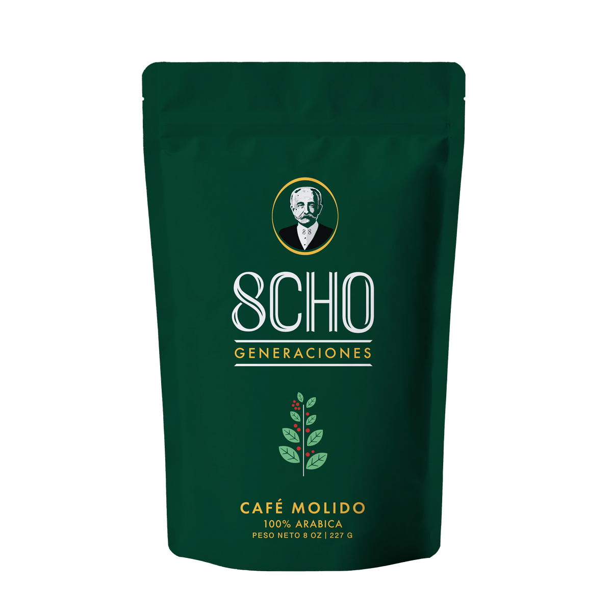 Ocho Generaciones Café 100% Arábica 8oz