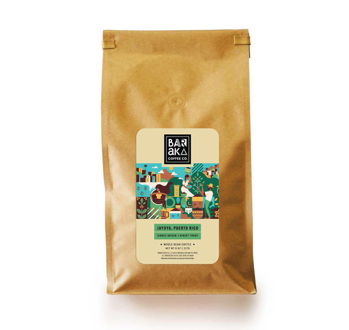 Jayuya, Puerto Rico Coffee Bag 2LBS